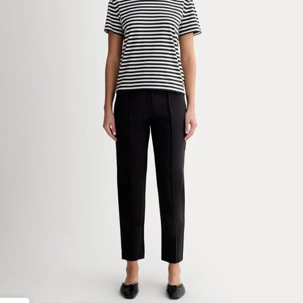 Everlane The Dream Black Pants Trousers Pull On Black size XS - Picture 2 of 14